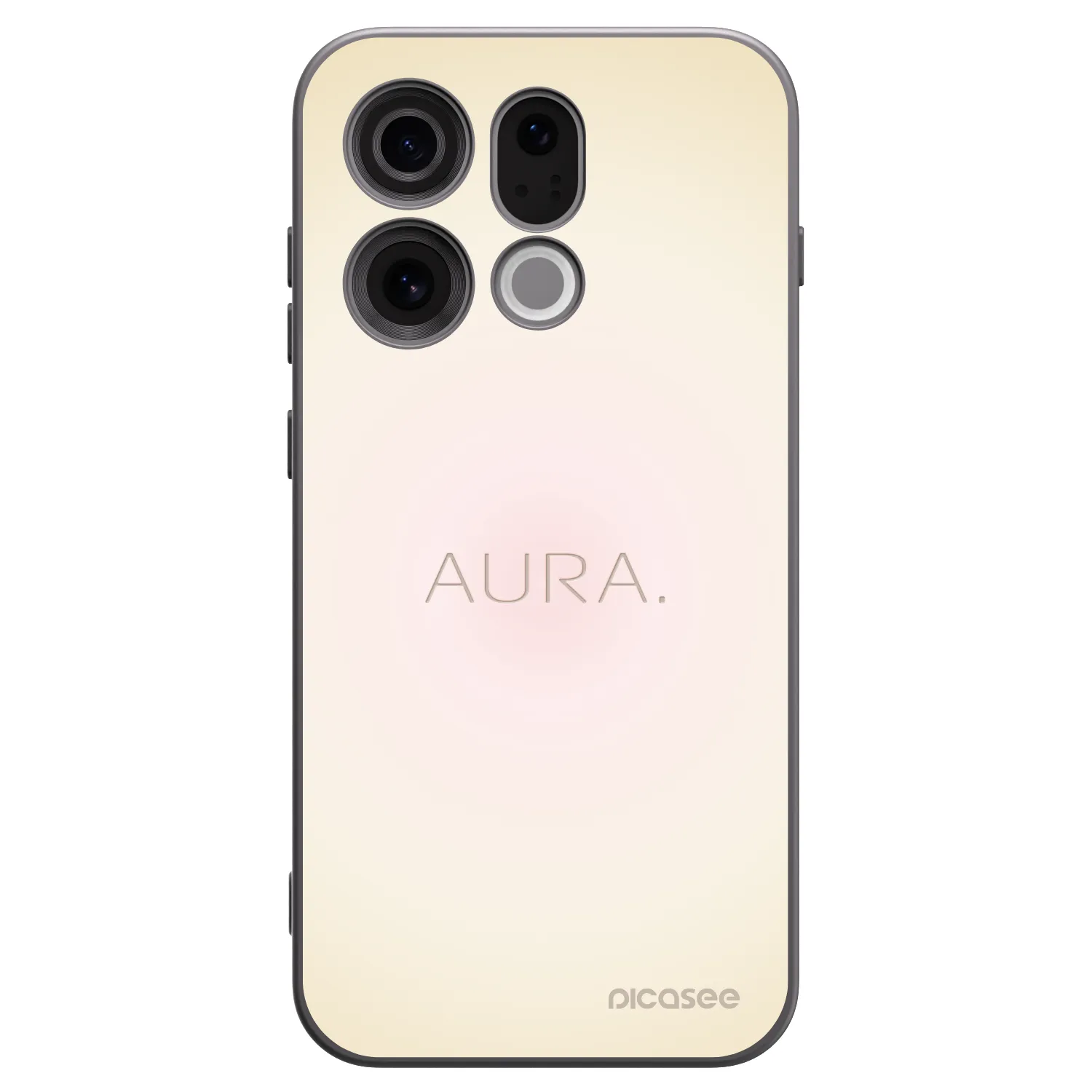Picasee husă neagră din silicon pentru OPPO Find X9 - Aura