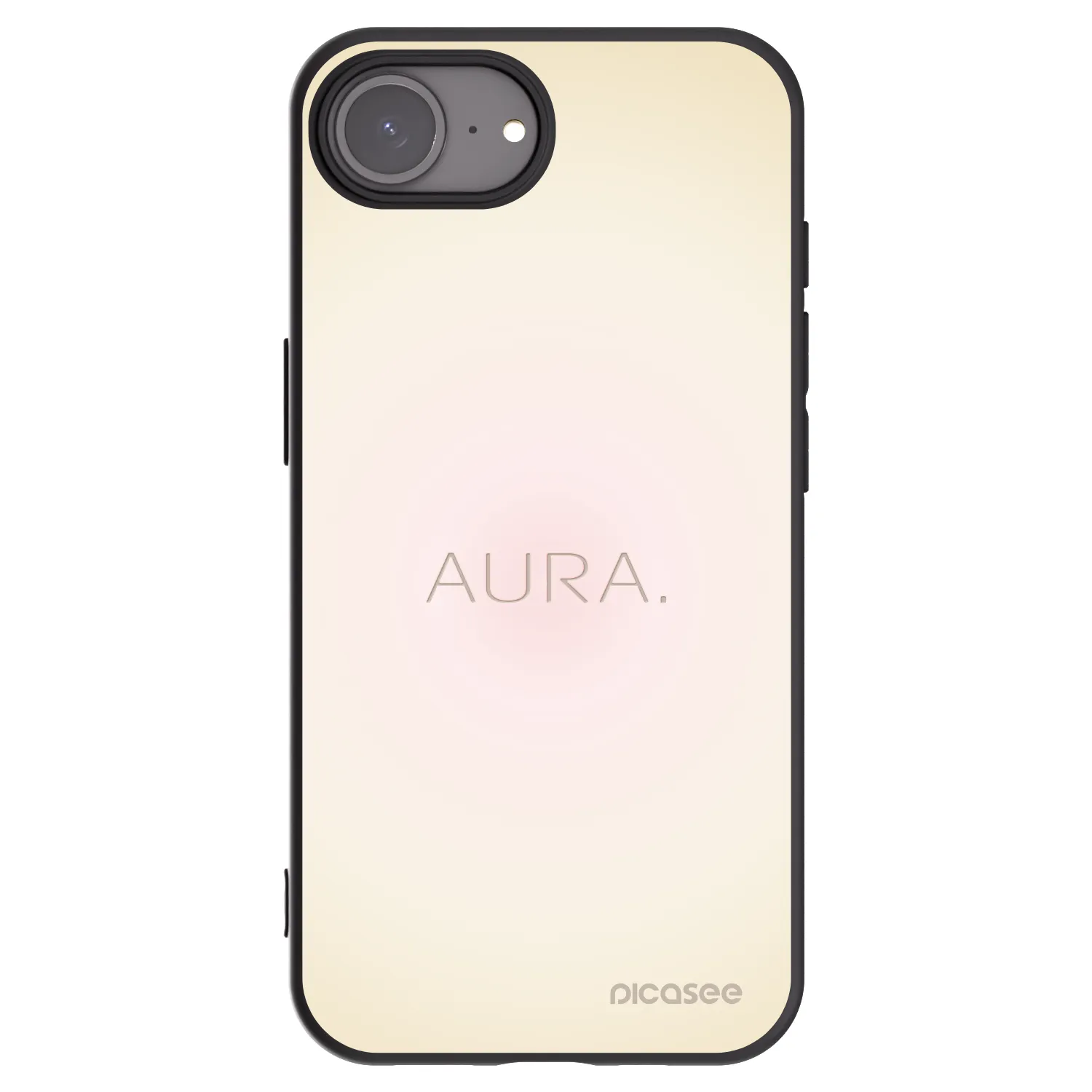 Picasee husă neagră din silicon pentru Apple iPhone 17e - Aura