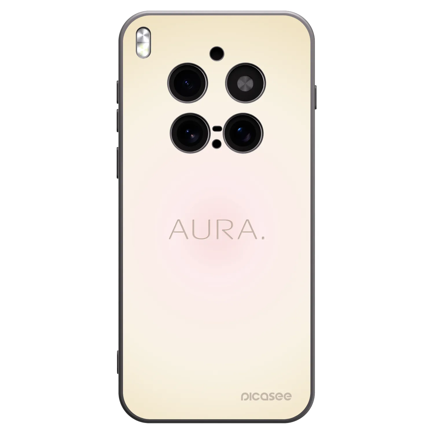 Picasee husă neagră din silicon pentru Vivo X300 Pro - Aura