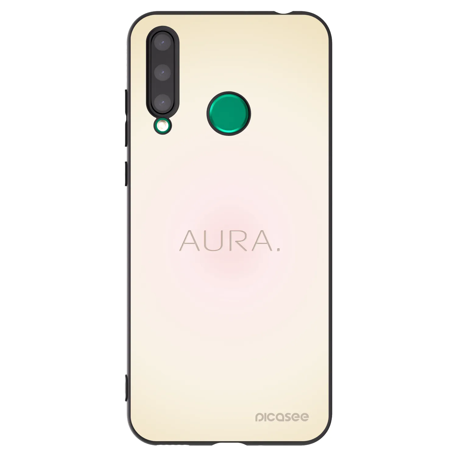 Picasee husă neagră din silicon pentru Honor 20 Lite - Aura