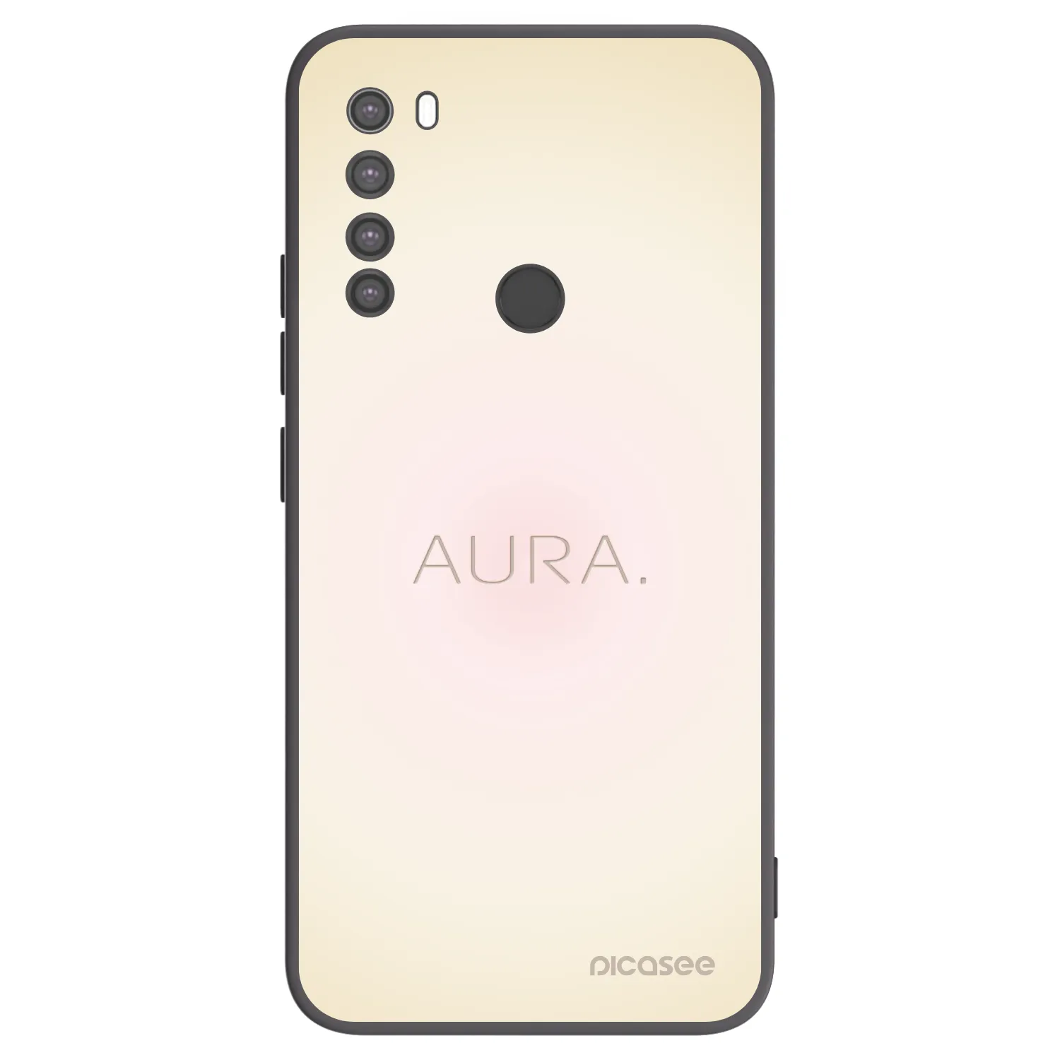 Picasee husă neagră din silicon pentru Xiaomi Redmi Note 8 - Aura