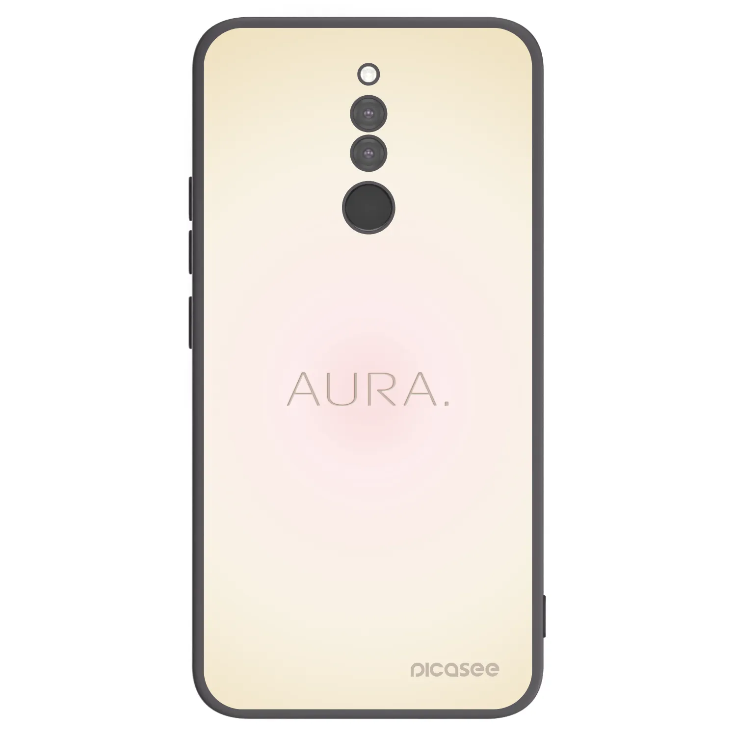 Picasee husă neagră din silicon pentru Xiaomi Redmi 8 - Aura