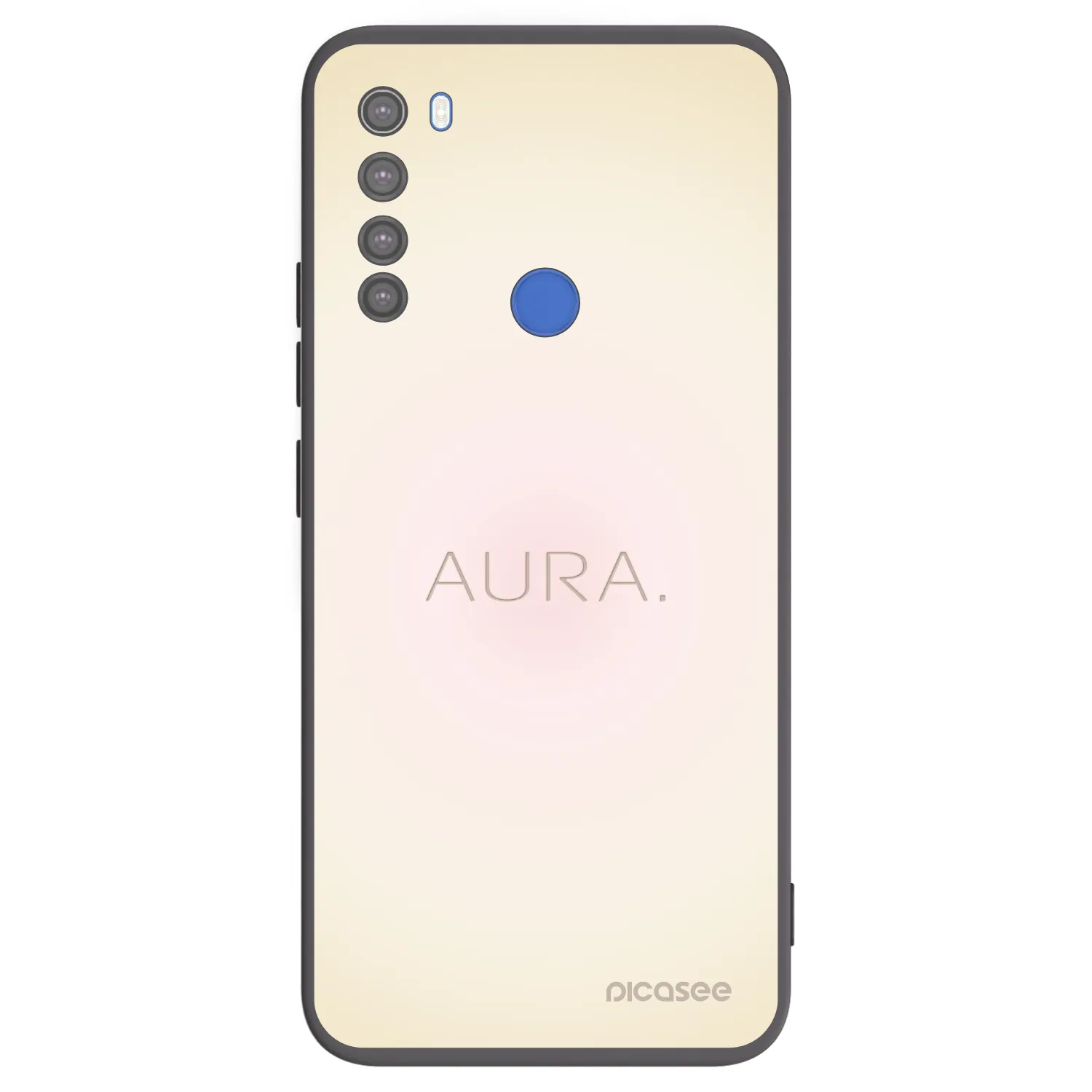 Picasee husă neagră din silicon pentru Xiaomi Redmi Note 8T - Aura