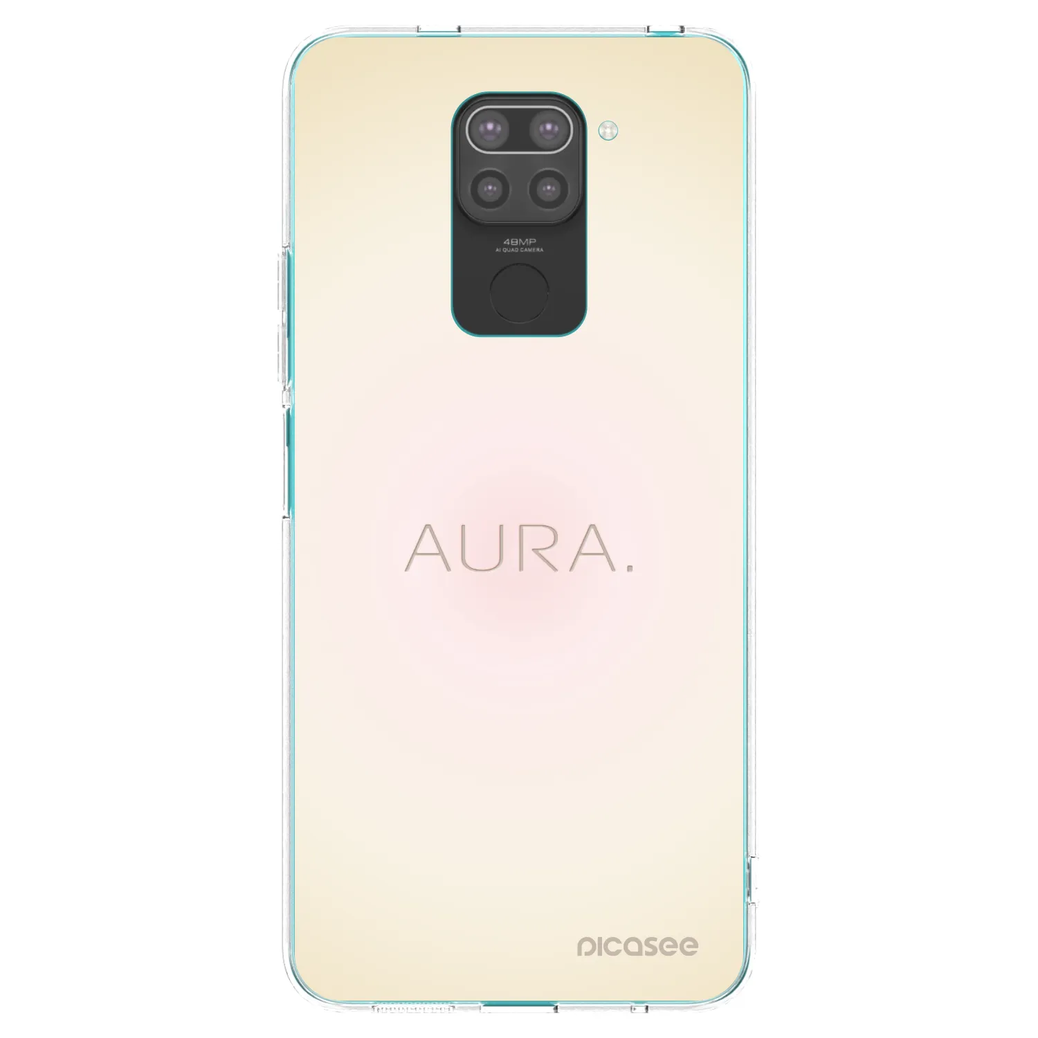 Picasee husă neagră din silicon pentru Xiaomi Redmi Note 9 - Aura