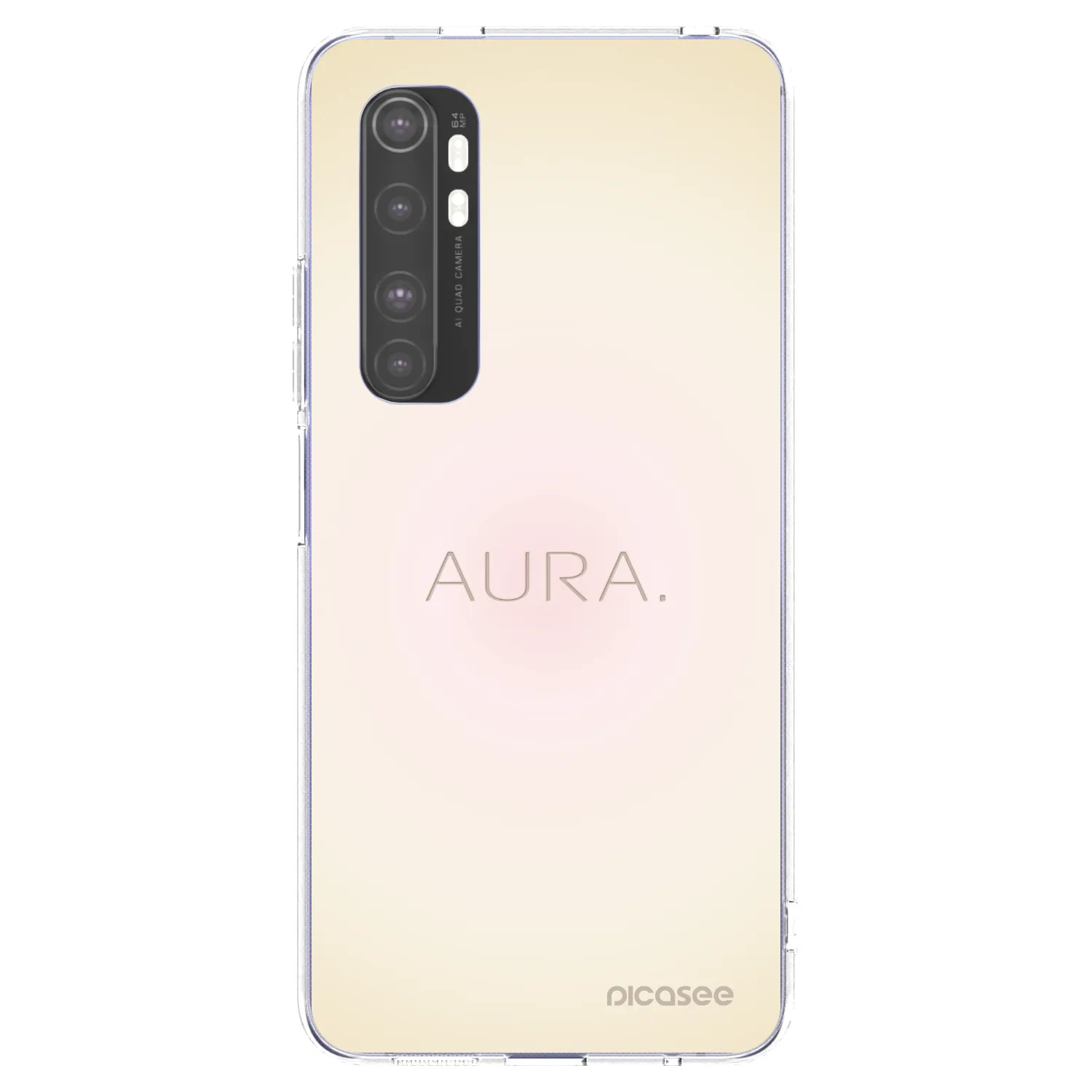 Picasee husă transparentă din silicon pentru Xiaomi Mi Note 10 Lite - Aura