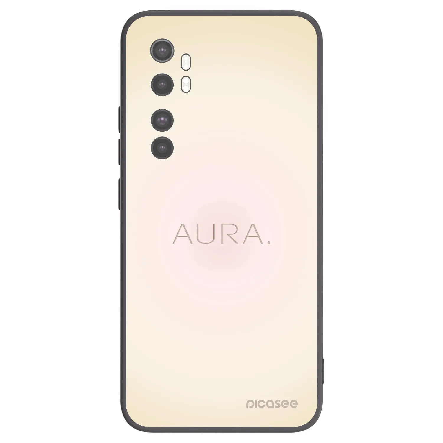 Picasee husă neagră din silicon pentru Xiaomi Mi Note 10 Lite - Aura