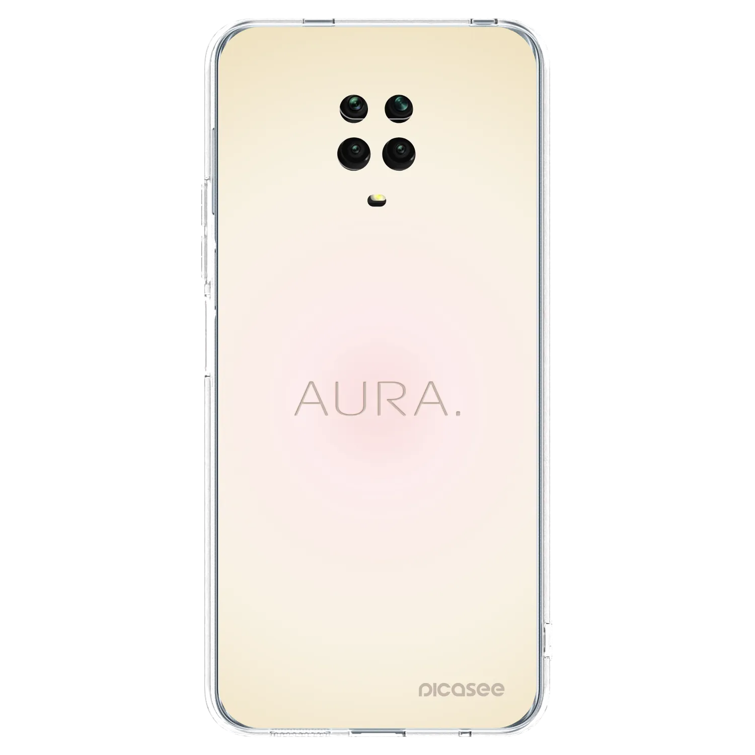 Picasee husă transparentă din silicon pentru Xiaomi Redmi Note 9S - Aura