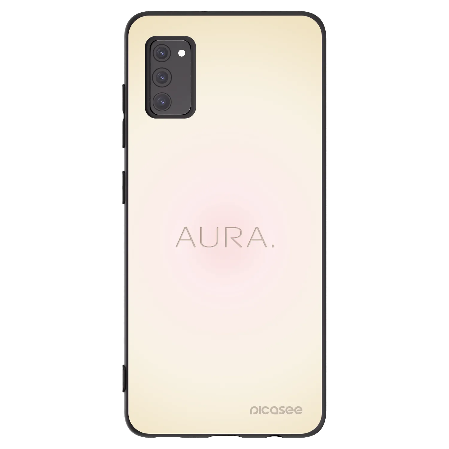 Picasee husă neagră din silicon pentru Samsung Galaxy A41 A415F - Aura