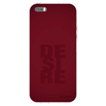 Picasee husă transparentă din silicon pentru Apple iPhone 5/5S/SE - Desire