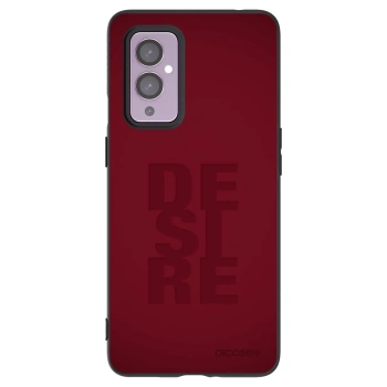 Picasee husă neagră din silicon pentru OnePlus 9 - Desire