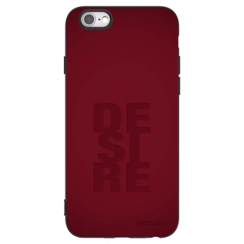 Picasee husă neagră din silicon pentru Apple iPhone 6/6S - Desire