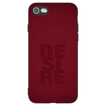 Picasee husă neagră din silicon pentru Apple iPhone 8 - Desire
