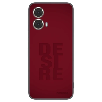 Picasee husă neagră din silicon pentru Motorola Moto G85 - Desire
