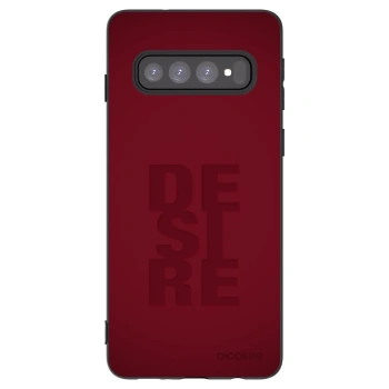 Picasee husă neagră din silicon pentru Samsung Galaxy S10 G973 - Desire