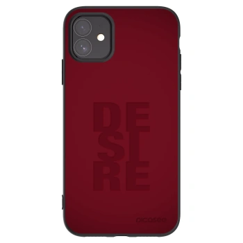 Picasee husă neagră din silicon pentru Apple iPhone 11 - Desire
