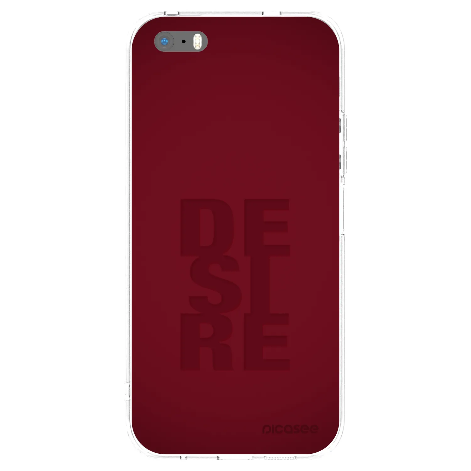 Picasee husă transparentă din silicon pentru Apple iPhone 5/5S/SE - Desire