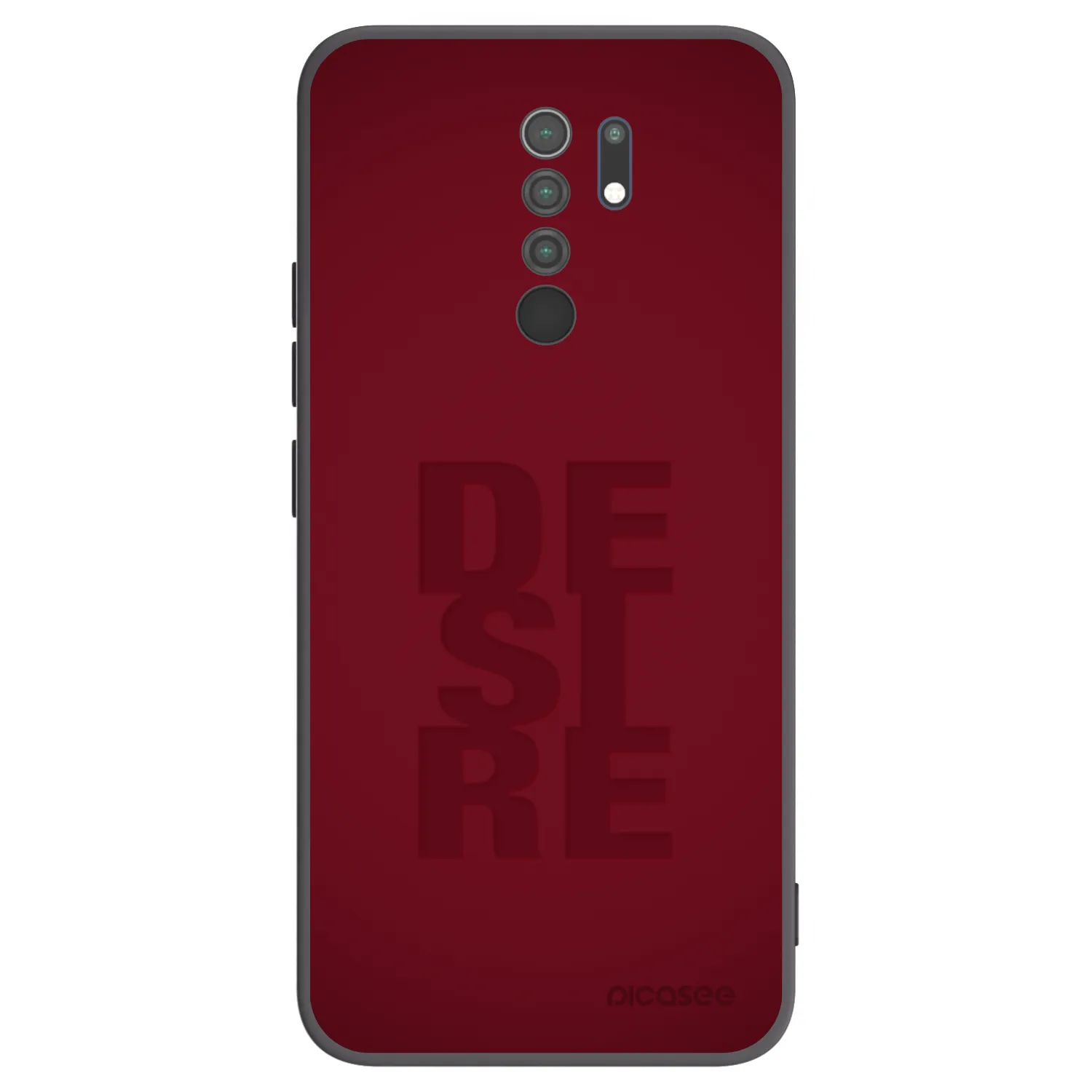 Picasee husă neagră din silicon pentru Xiaomi Redmi 9 - Desire