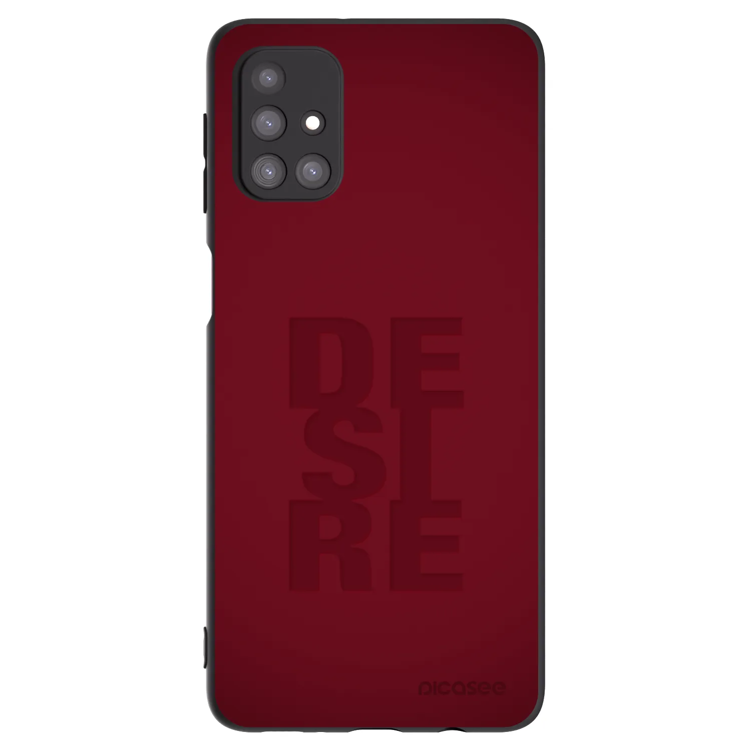 Picasee husă neagră din silicon pentru Samsung Galaxy M31s - Desire