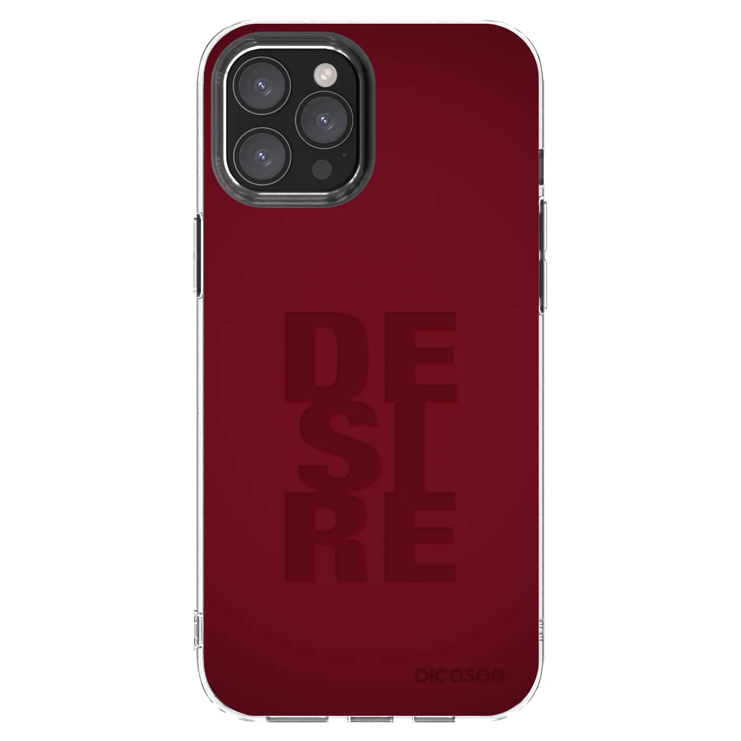 Picasee husă transparentă din silicon pentru Apple iPhone 12 Pro Max - Desire
