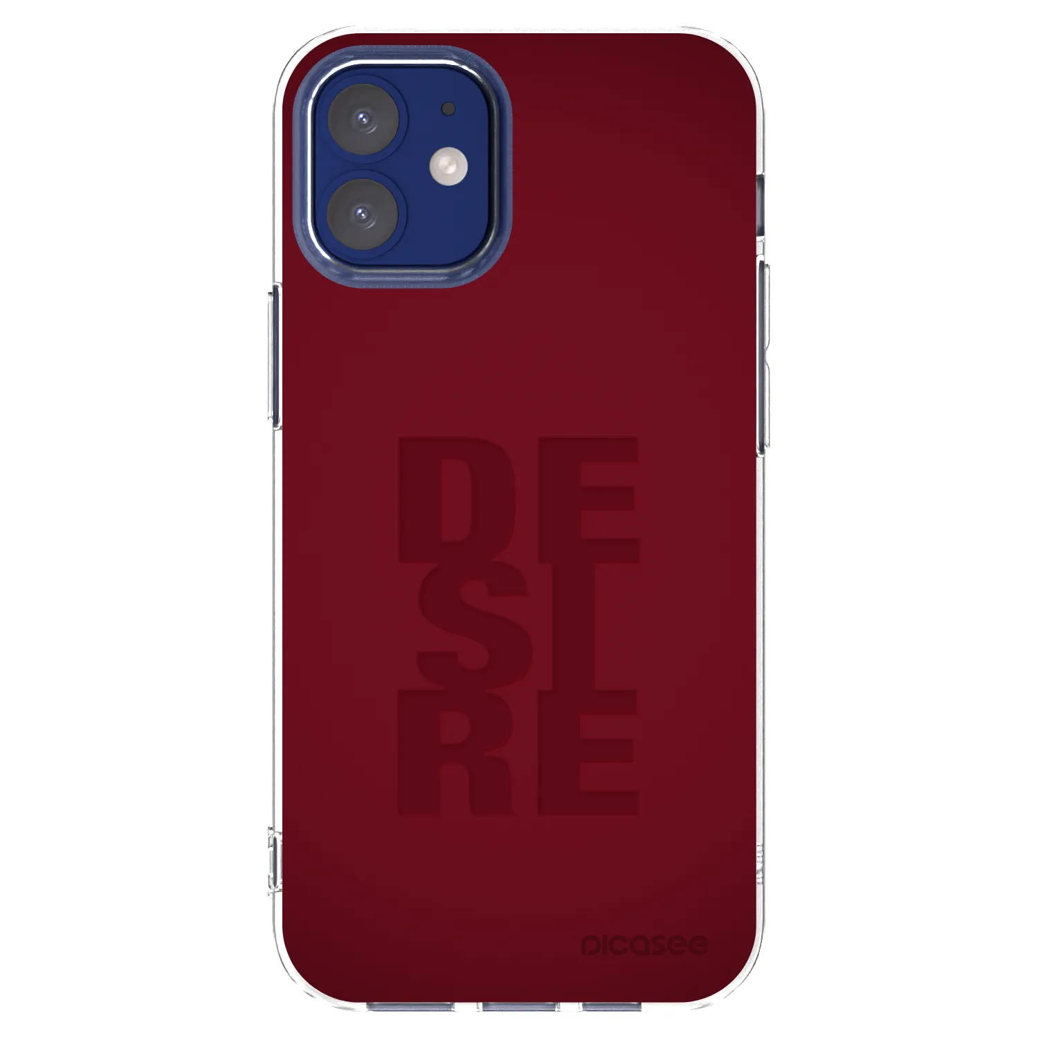 Picasee husă transparentă din silicon pentru Apple iPhone 12 mini - Desire