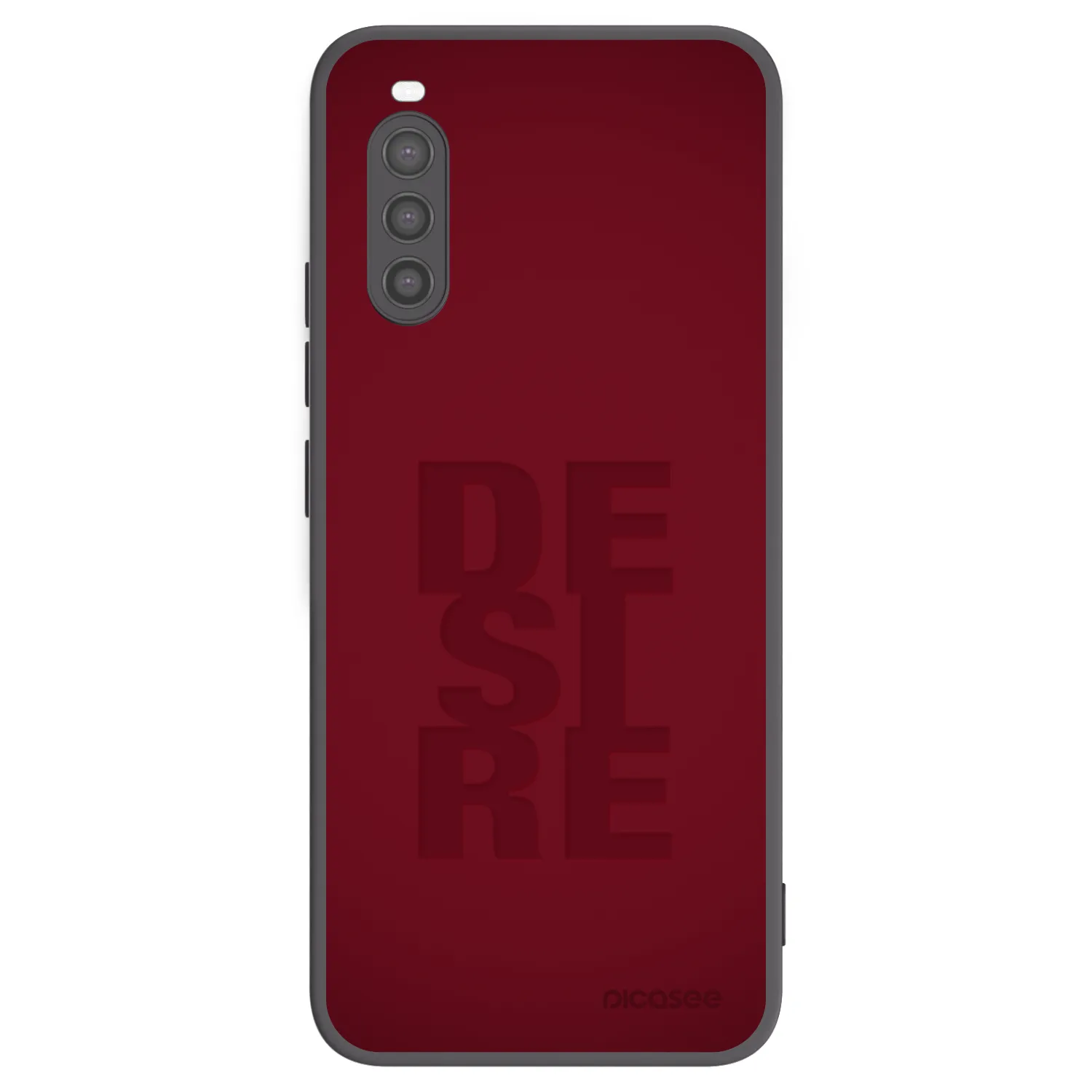 Picasee husă neagră din silicon pentru Sony Xperia 10 II - Desire