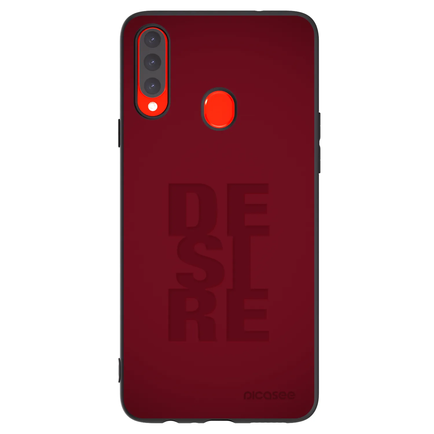 Picasee husă neagră din silicon pentru Samsung Galaxy A20s - Desire