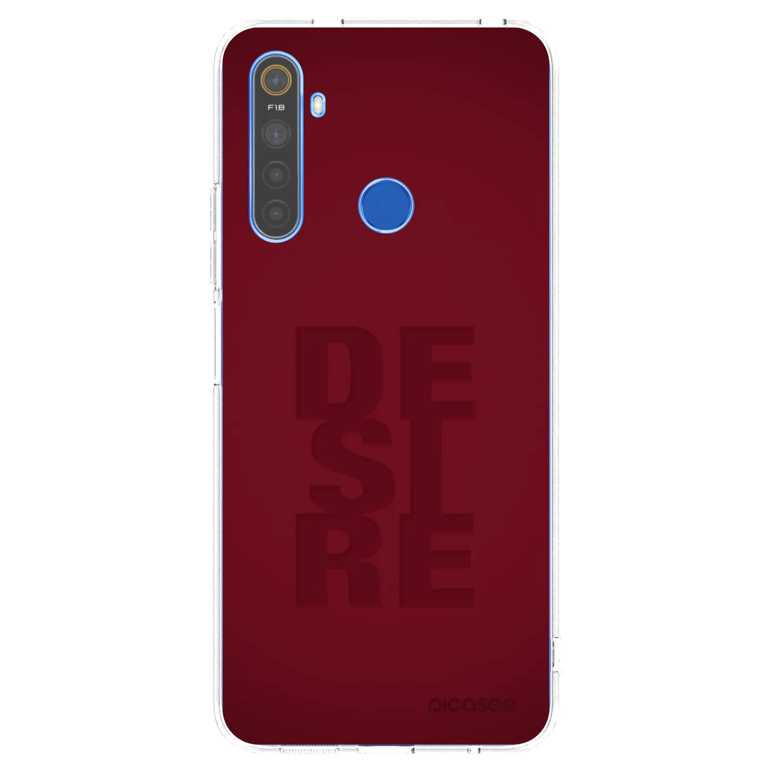 Picasee husă transparentă din silicon pentru Realme 5 - Desire