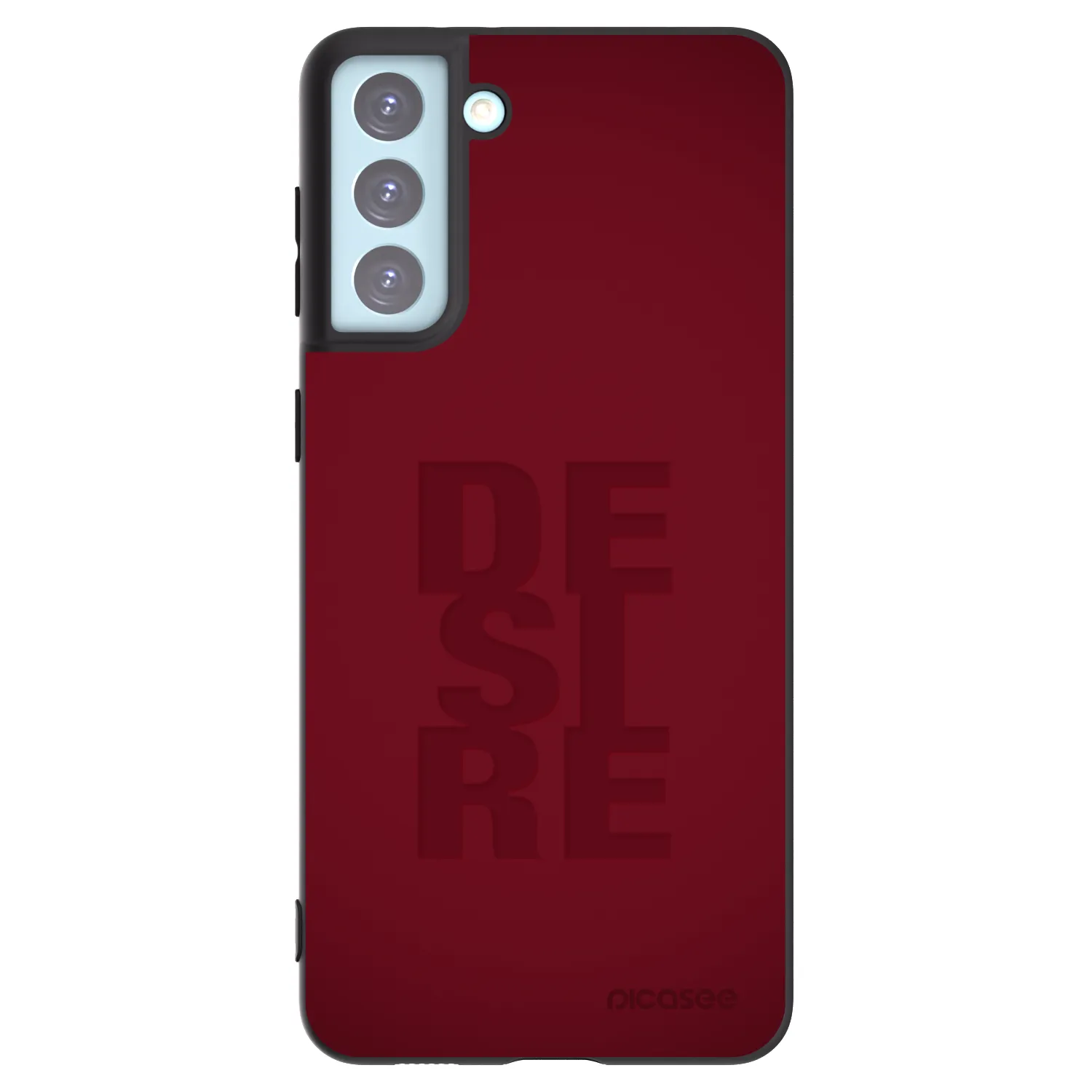 Picasee husă neagră din silicon pentru Samsung Galaxy S21+ 5G G996F - Desire