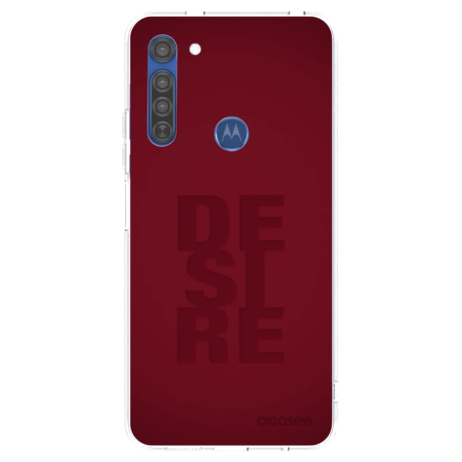 Picasee husă transparentă din silicon pentru Motorola Moto G8 - Desire