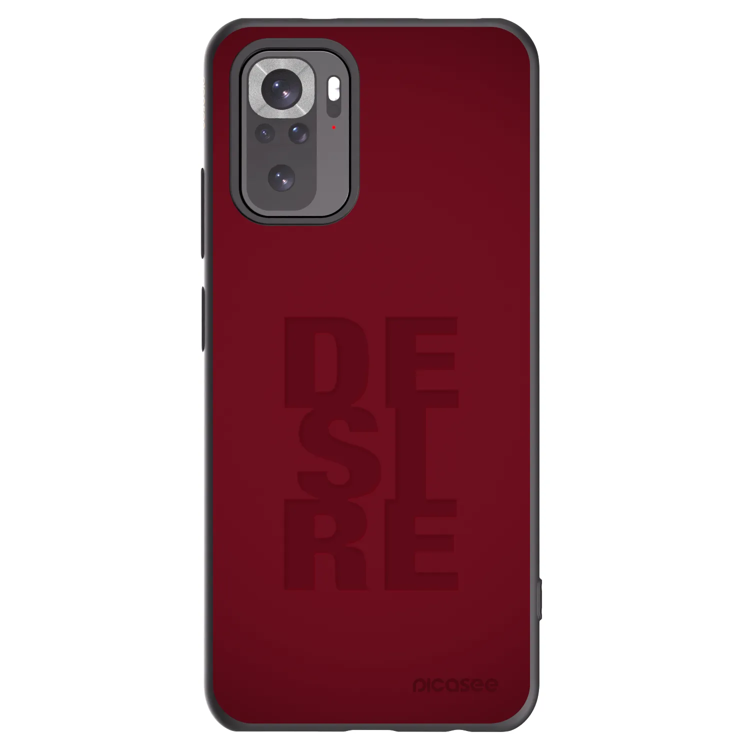 Picasee husă neagră din silicon pentru Xiaomi Redmi Note 10 - Desire