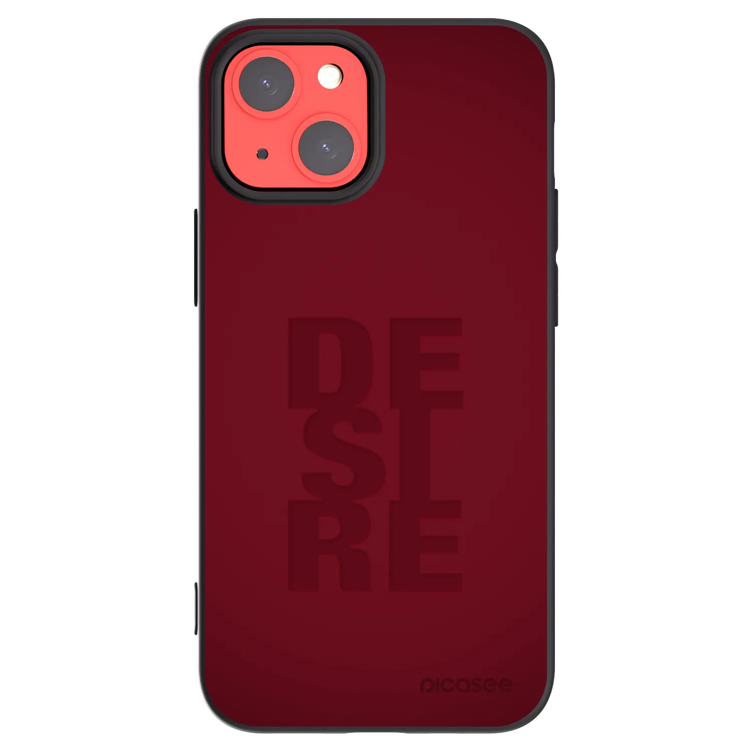 Picasee husă neagră din silicon pentru Apple iPhone 13 mini - Desire