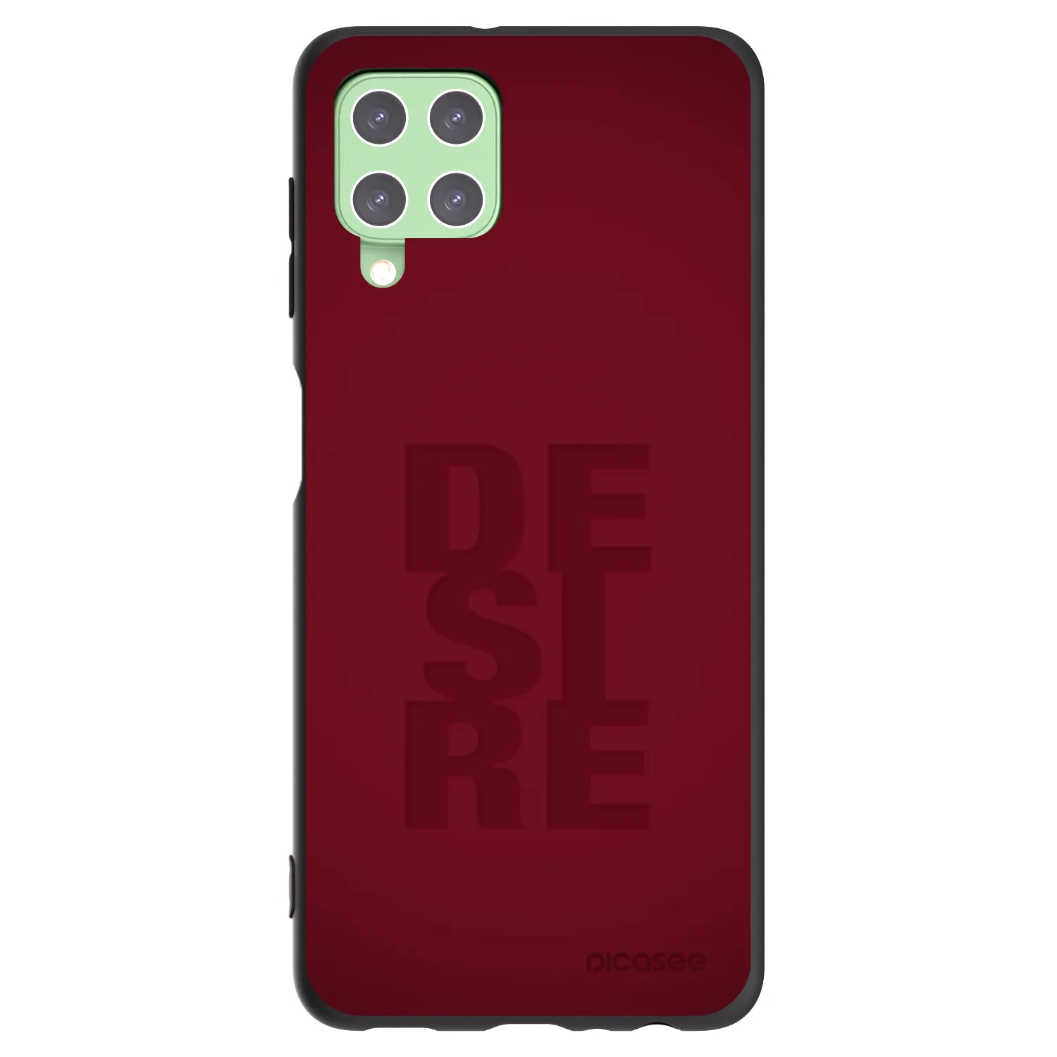 Picasee husă neagră din silicon pentru Samsung Galaxy A22 A225F 4G - Desire