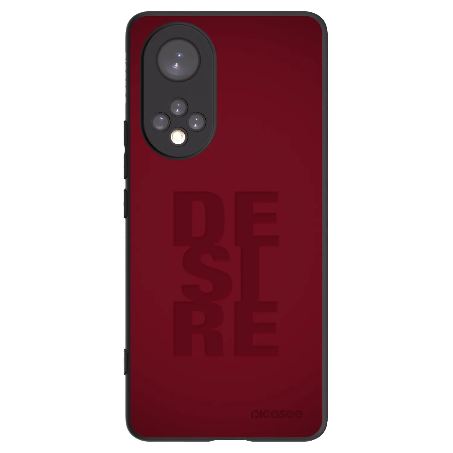 Picasee husă neagră din silicon pentru Honor 50 5G - Desire