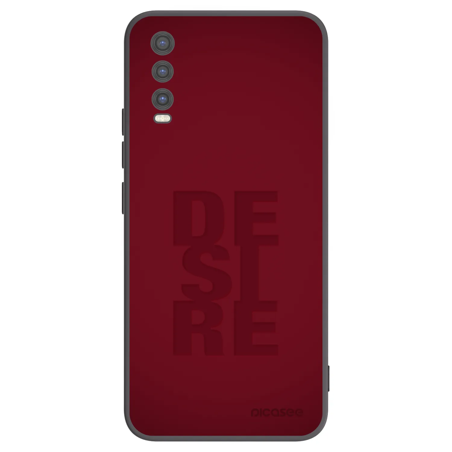 Picasee husă neagră din silicon pentru Vivo Y20s - Desire