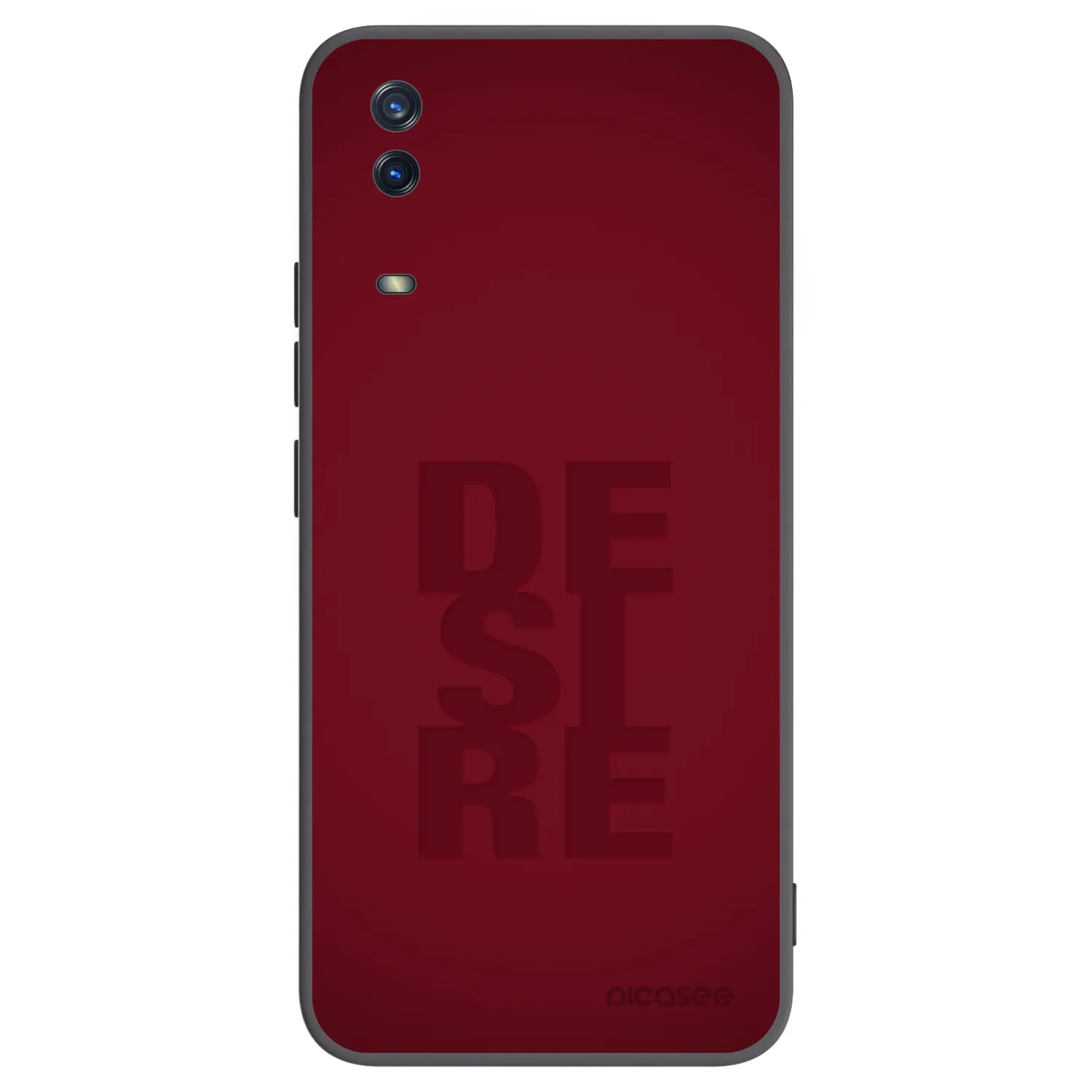 Picasee husă neagră din silicon pentru Vivo Y11s - Desire