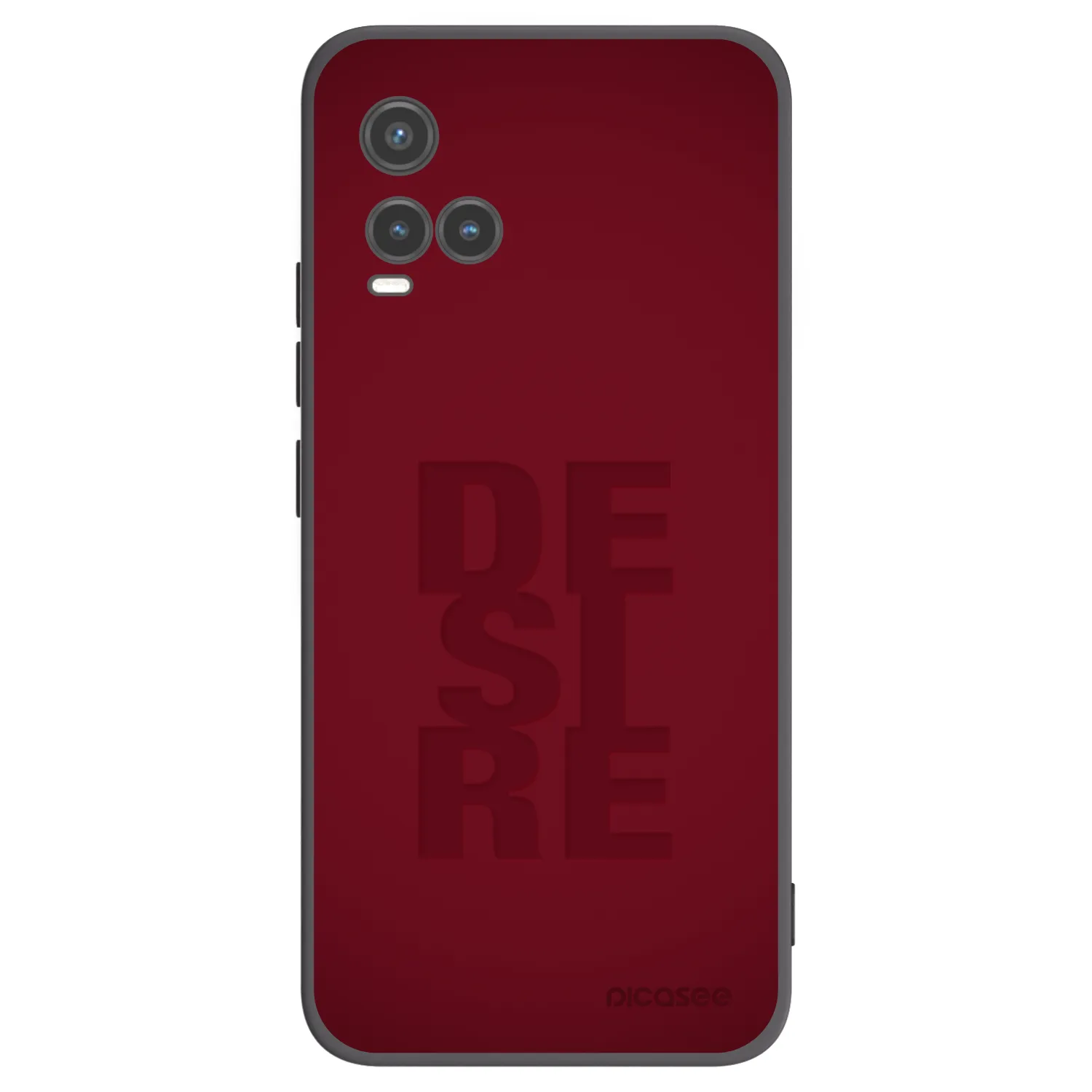 Picasee husă neagră din silicon pentru Vivo Y33s - Desire