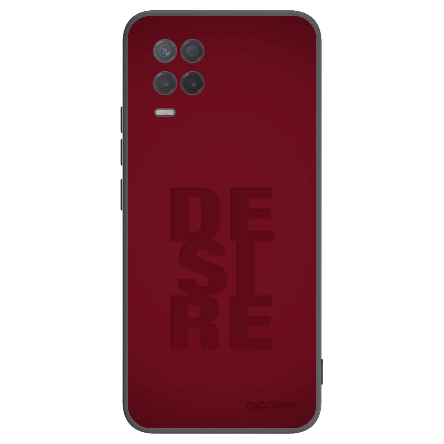 Picasee husă neagră din silicon pentru Realme 8 5G - Desire