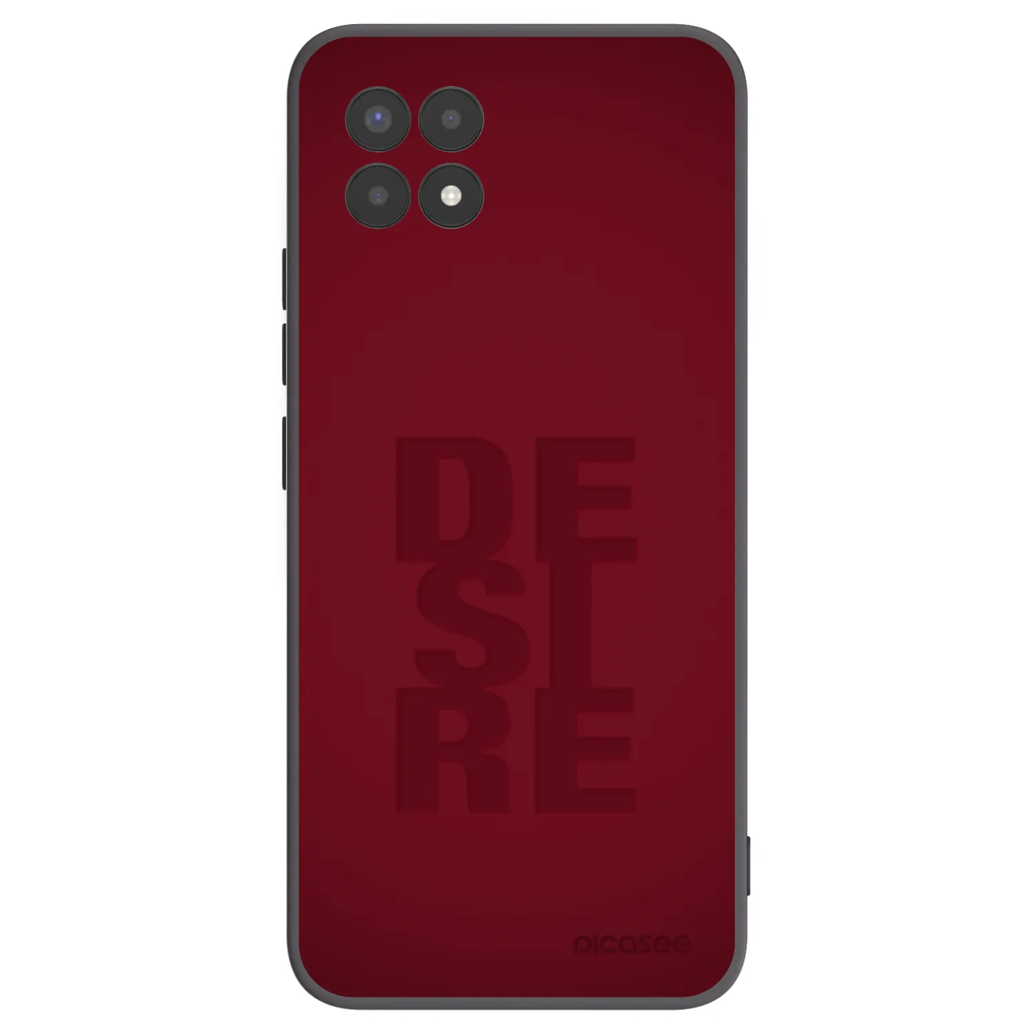Picasee husă neagră din silicon pentru Realme 8i - Desire