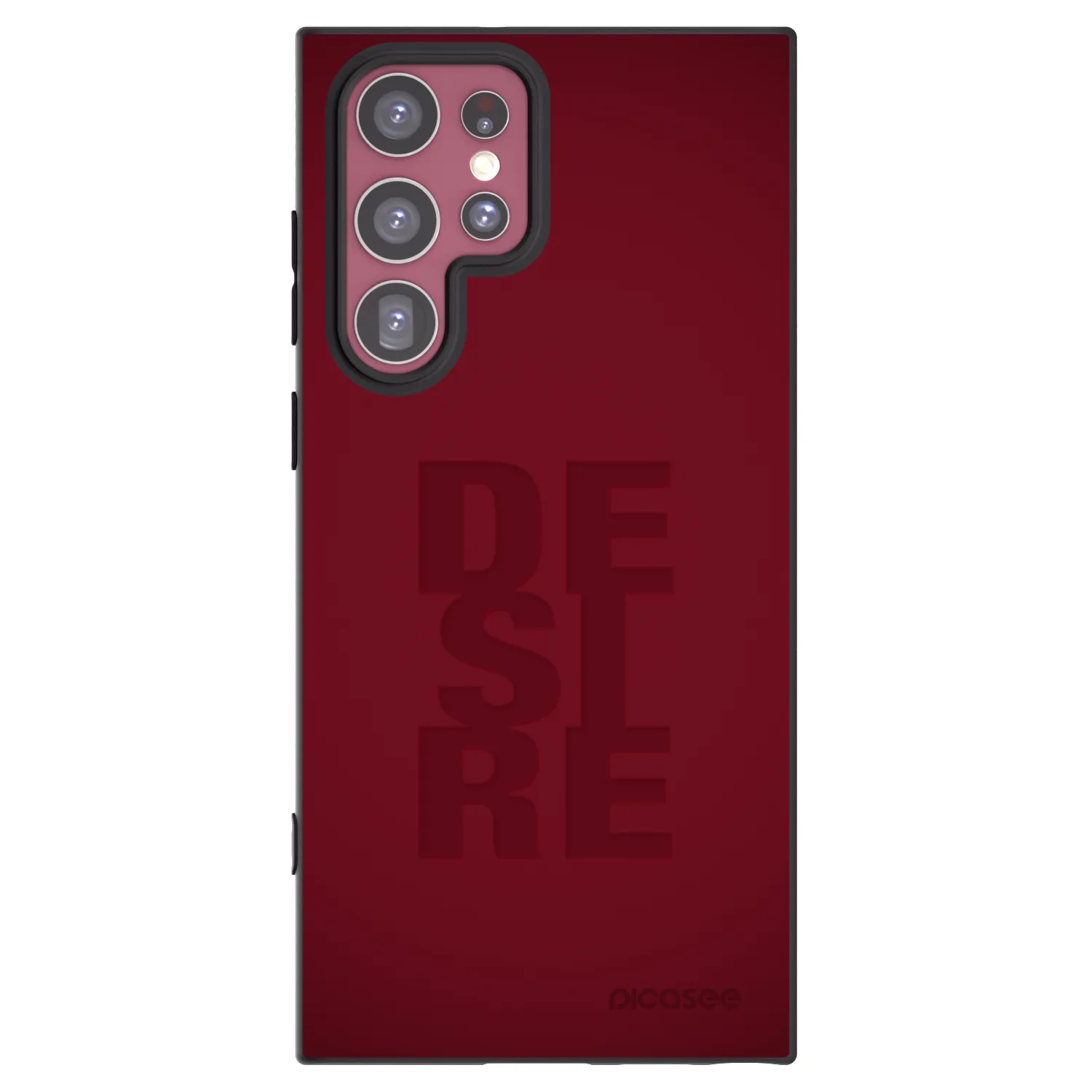 Picasee husă neagră din silicon pentru Samsung Galaxy S22 Ultra 5G - Desire