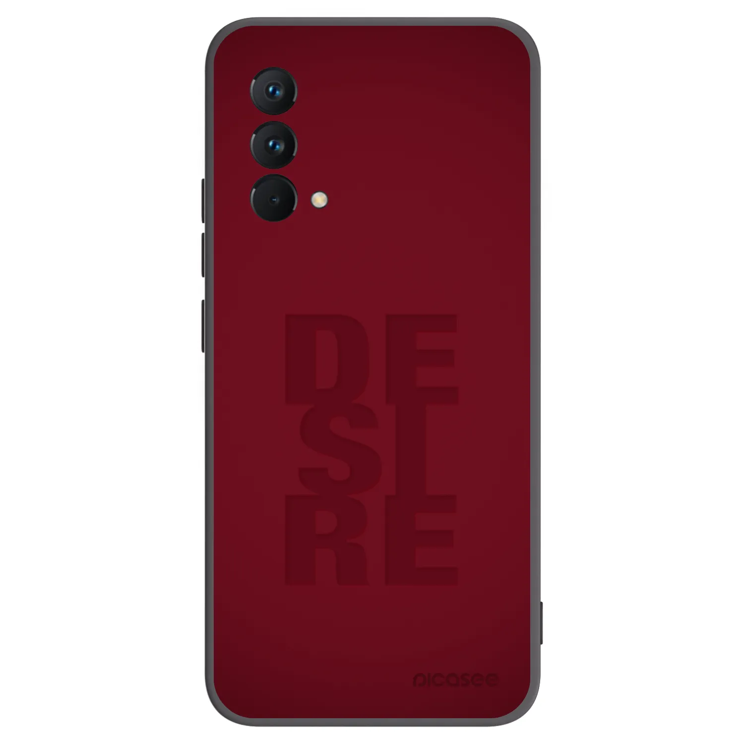 Picasee husă neagră din silicon pentru Realme GT Master Edition 5G - Desire
