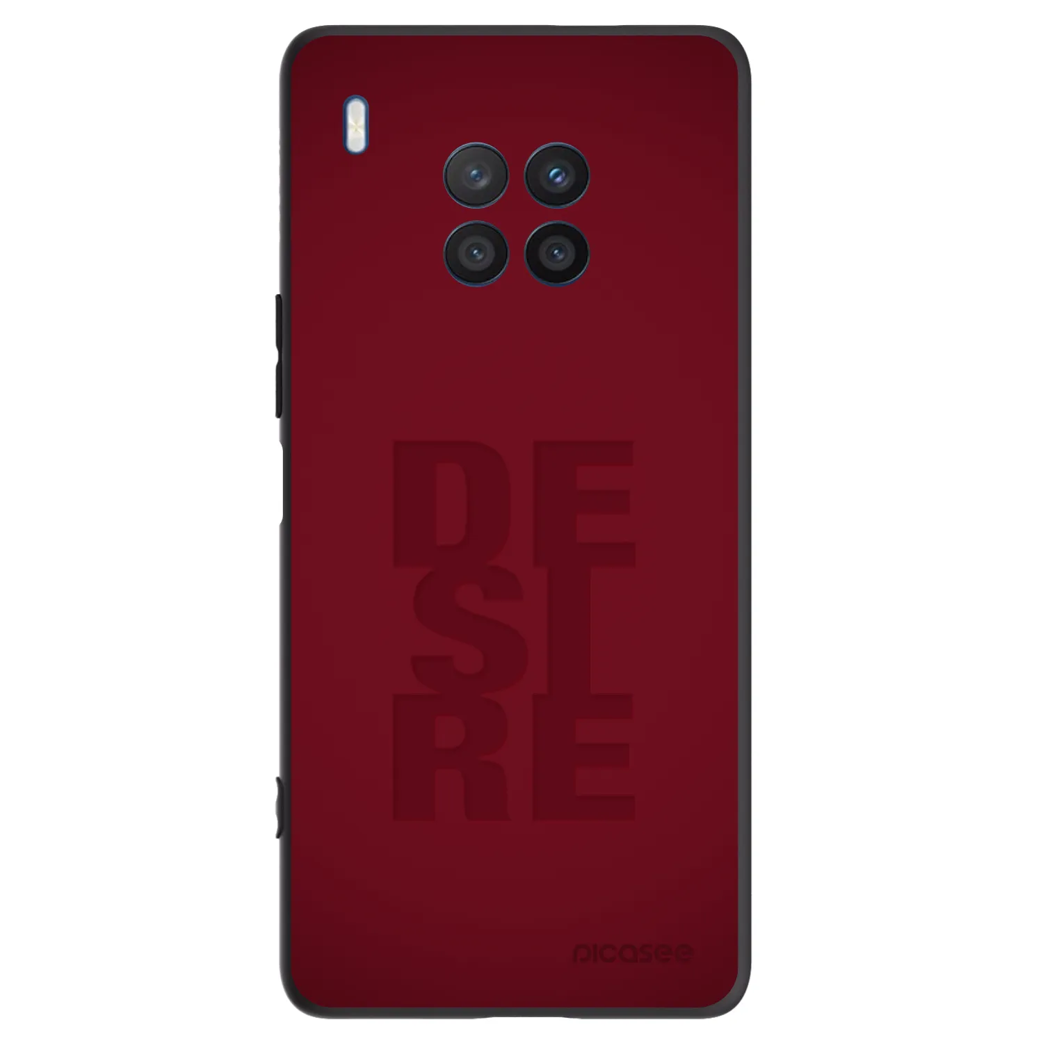 Picasee husă neagră din silicon pentru Honor 50 Lite - Desire