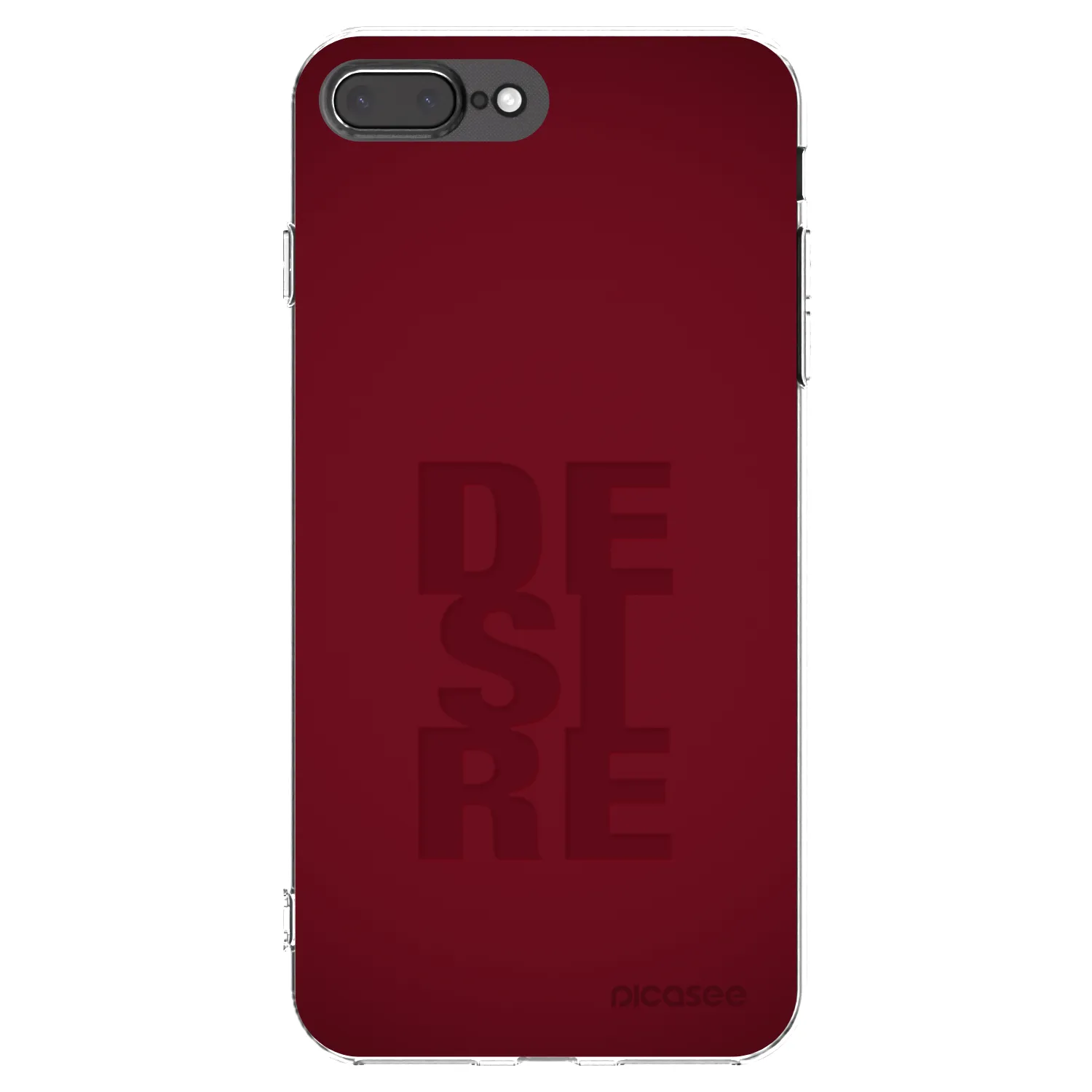 Picasee husă transparentă din silicon pentru Apple iPhone 8 Plus - Desire
