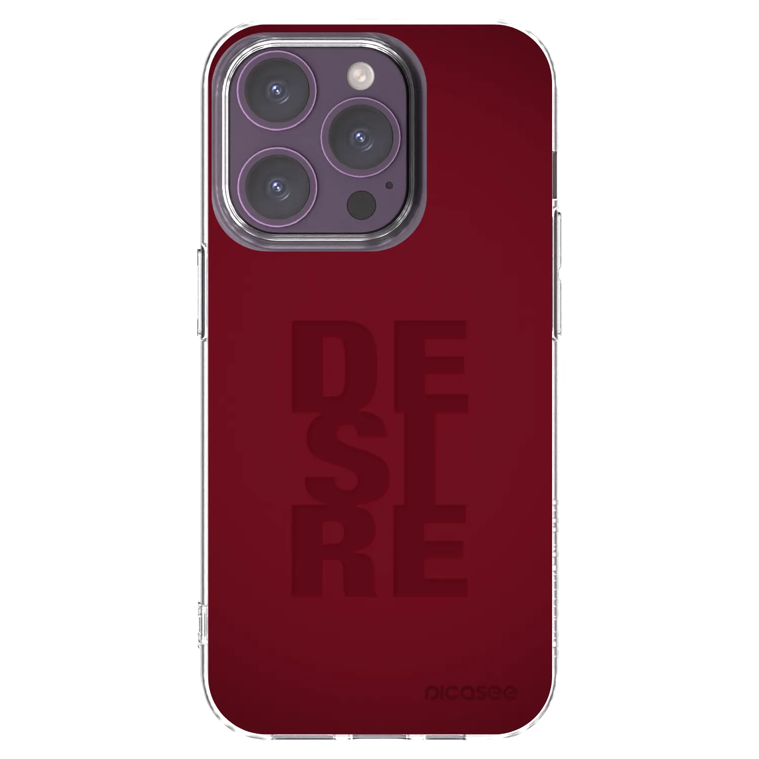Picasee husă transparentă din silicon pentru Apple iPhone 14 Pro - Desire