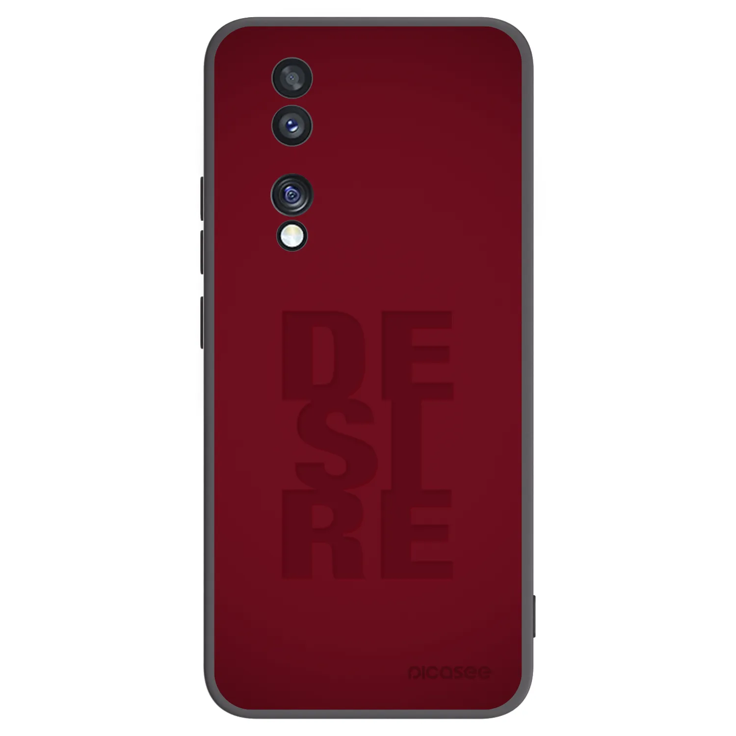 Picasee husă neagră din silicon pentru Honor 70 - Desire