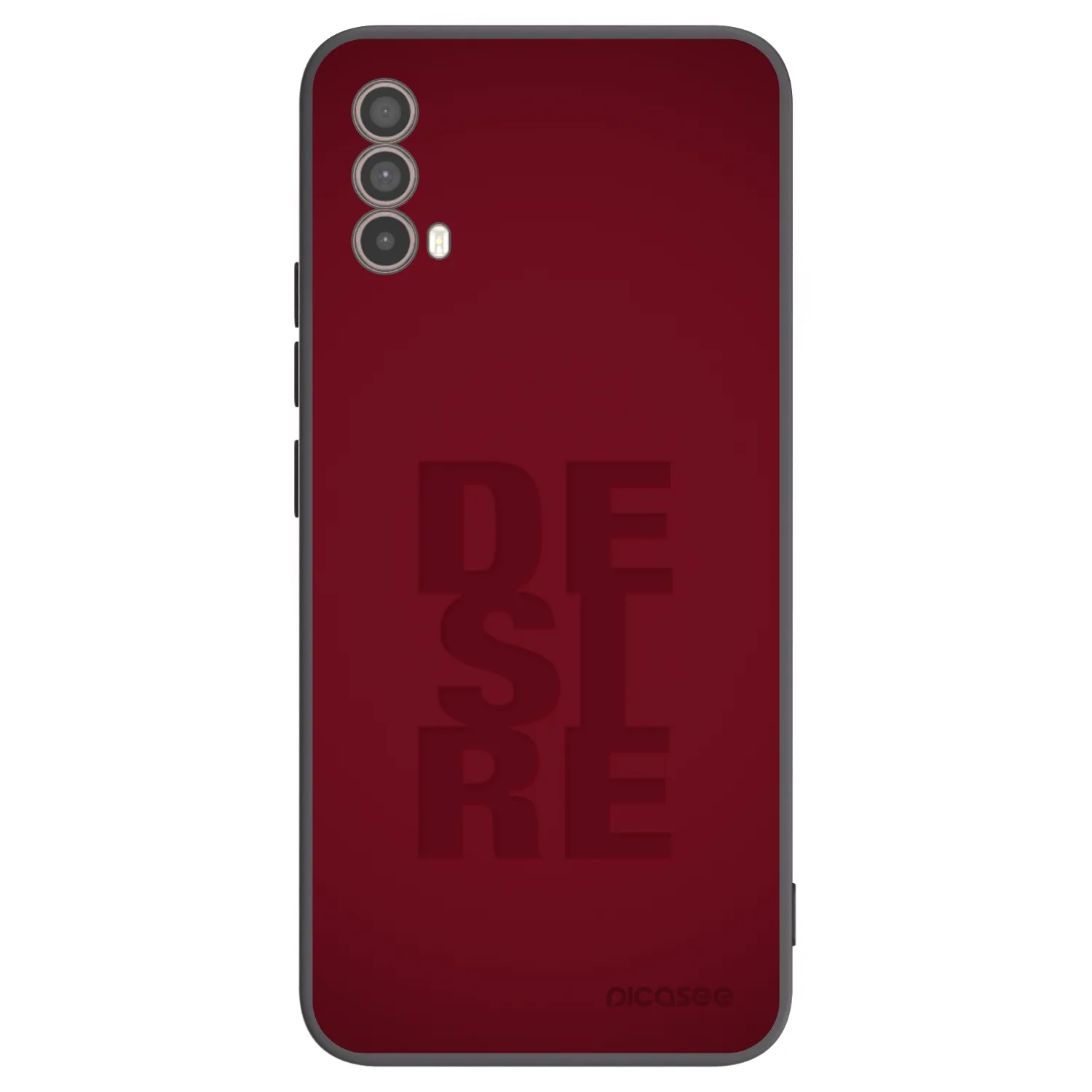 Picasee husă neagră din silicon pentru Motorola Moto E40 - Desire