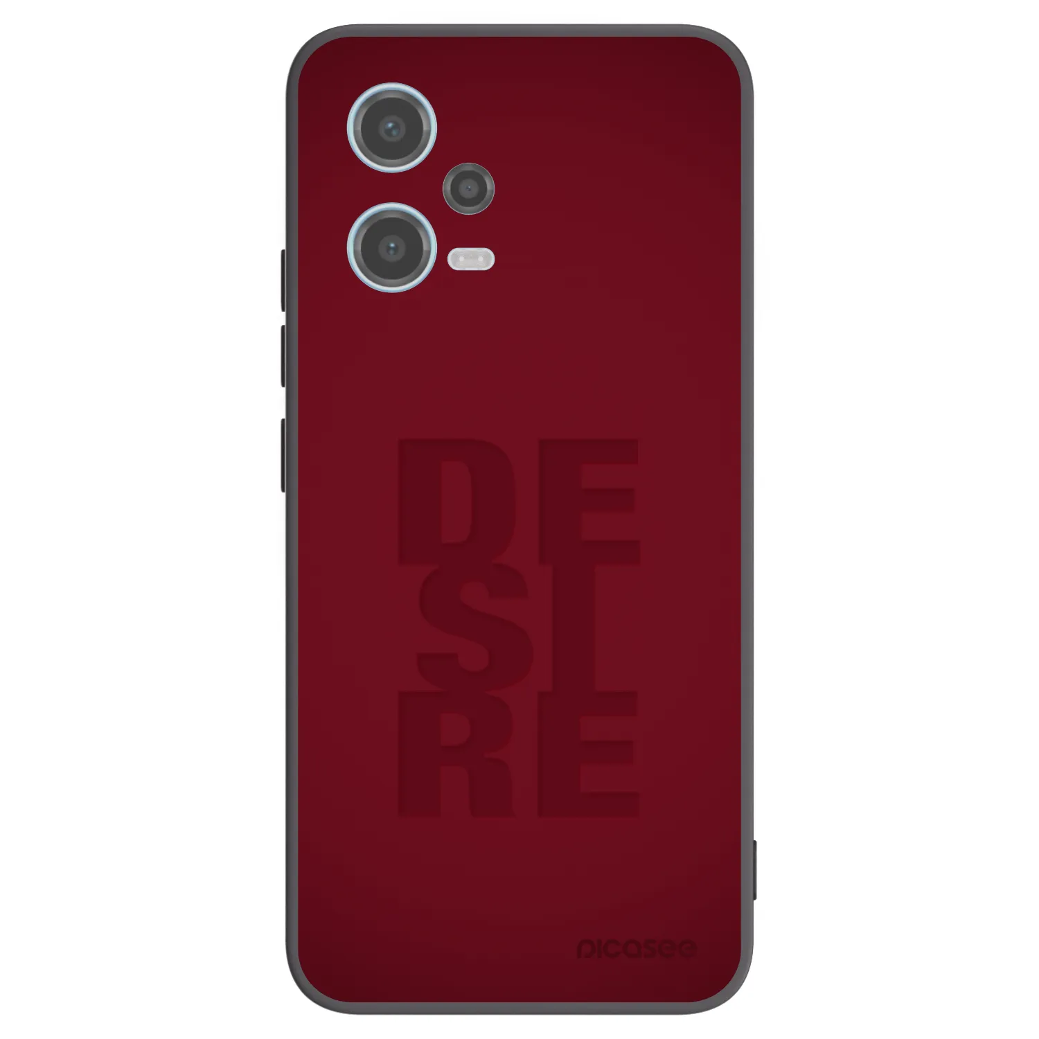 Picasee husă neagră din silicon pentru Xiaomi Redmi Note 12 5G - Desire