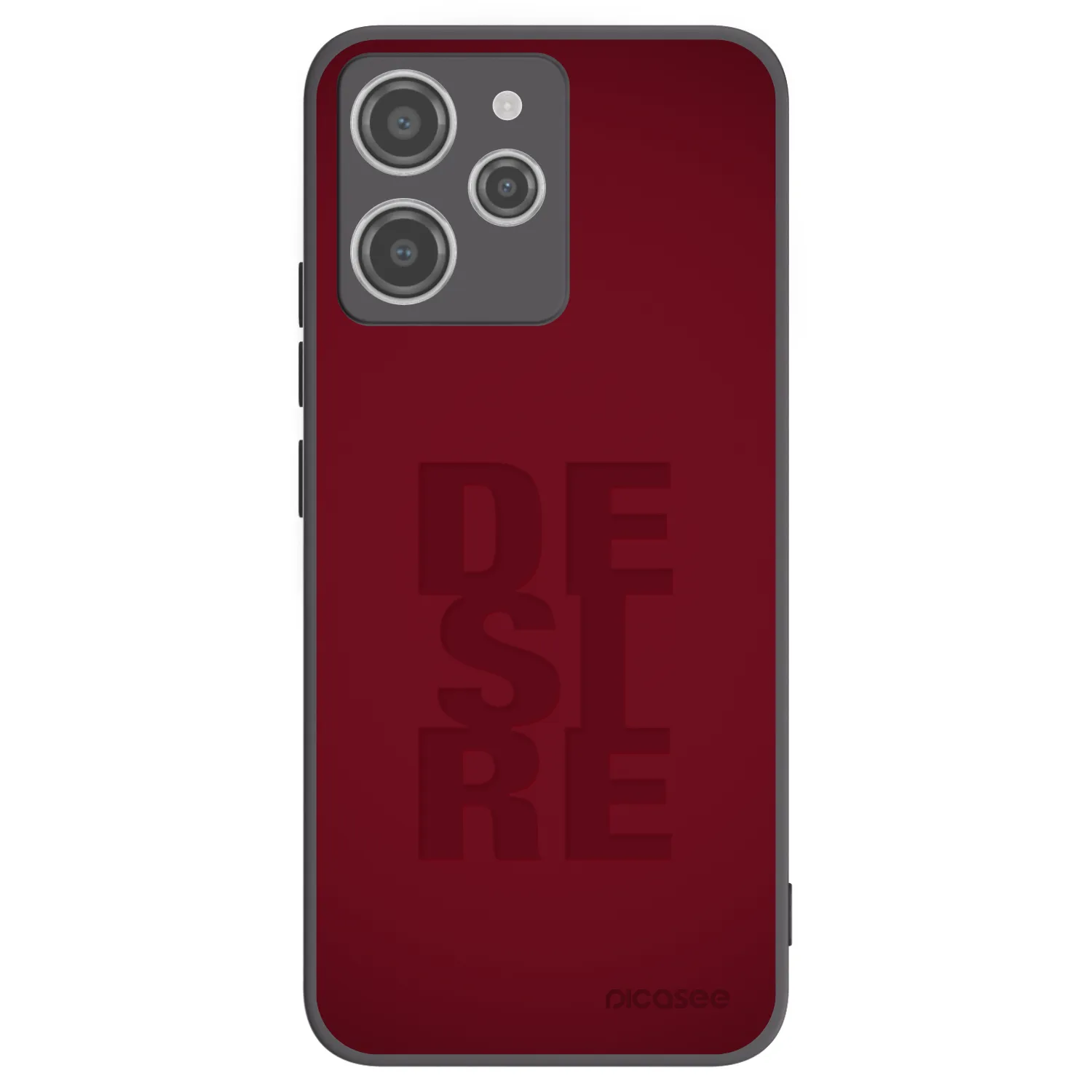 Picasee husă neagră din silicon pentru Xiaomi Redmi 12 4G - Desire