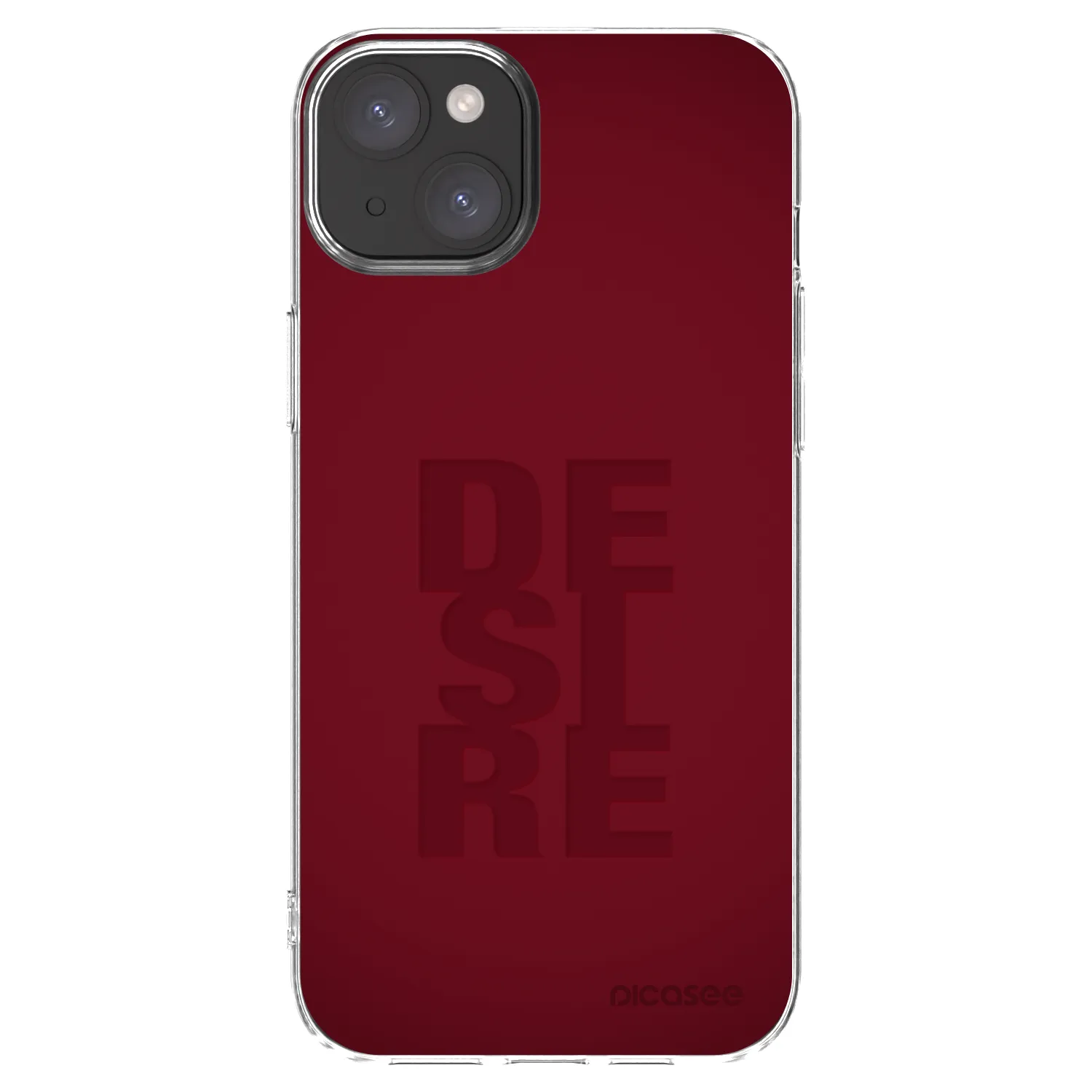 Picasee husă transparentă din silicon pentru Apple iPhone 15 Plus - Desire