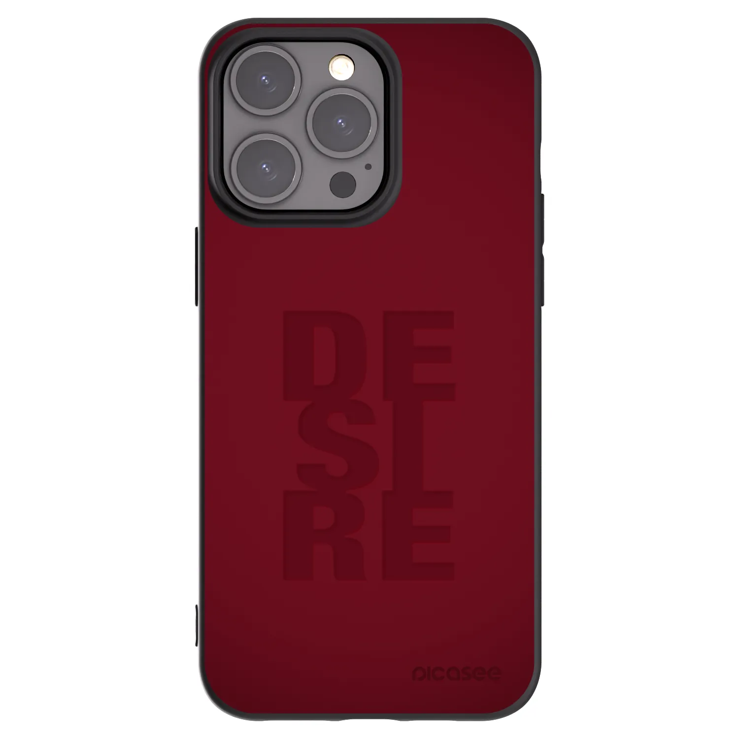 Picasee husă neagră din silicon pentru Apple iPhone 15 Pro Max - Desire