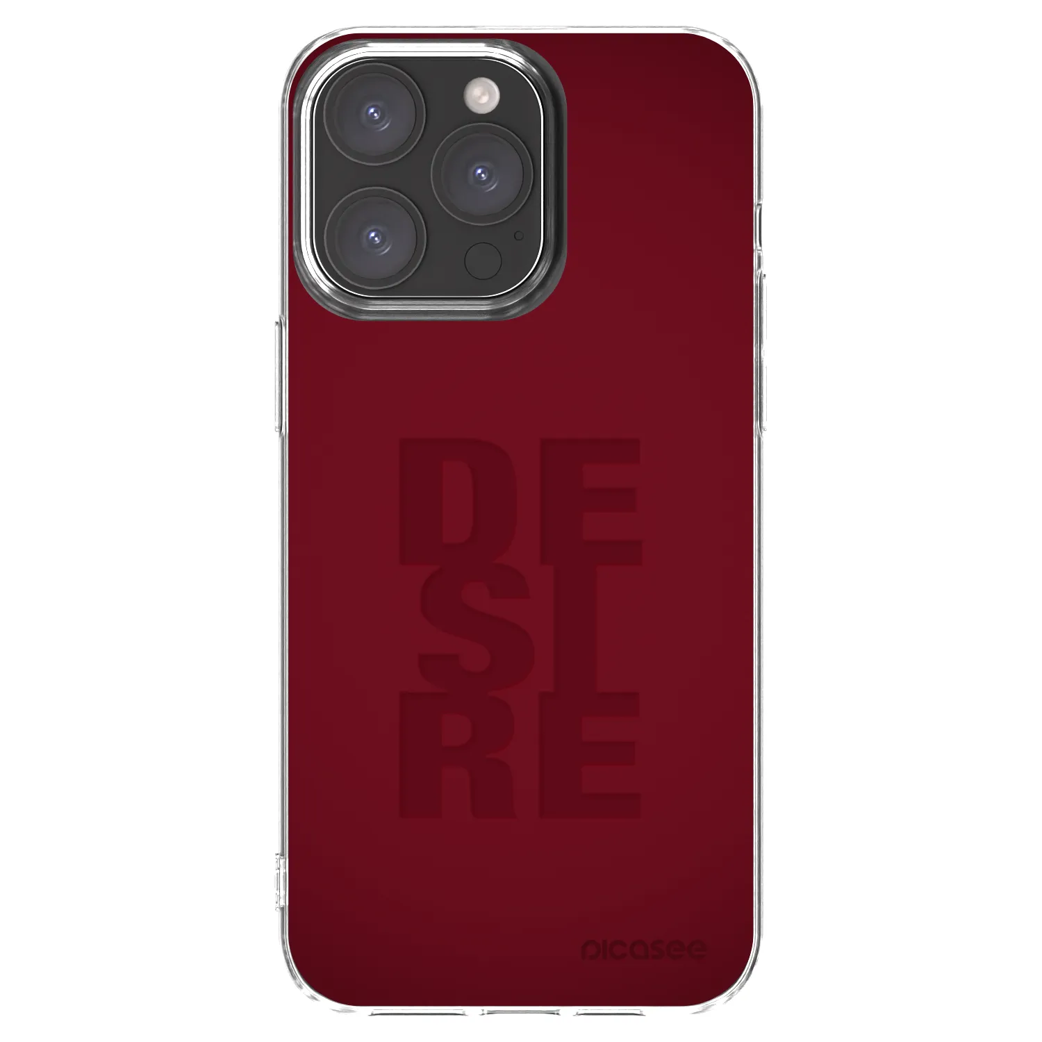 Picasee husă transparentă din silicon pentru Apple iPhone 15 Pro Max - Desire